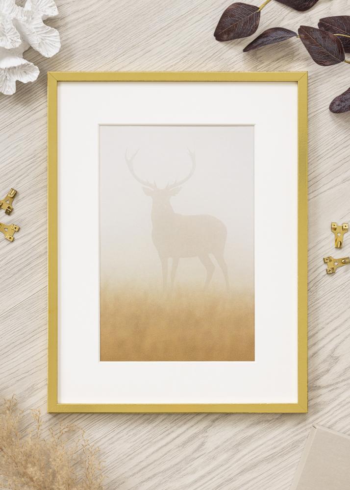 Innova Bilderrahmen Gold Schmal 40 x 50 cm