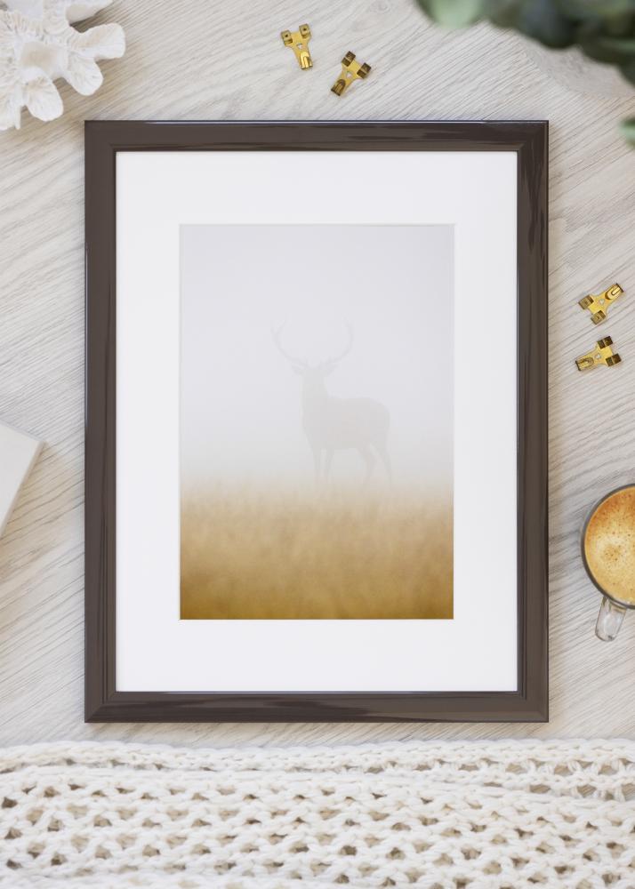 Jämtlands Ramfabrik Rahmen Dorset Acrylglas Dunkelgrau 21x29,7 cm (A4)