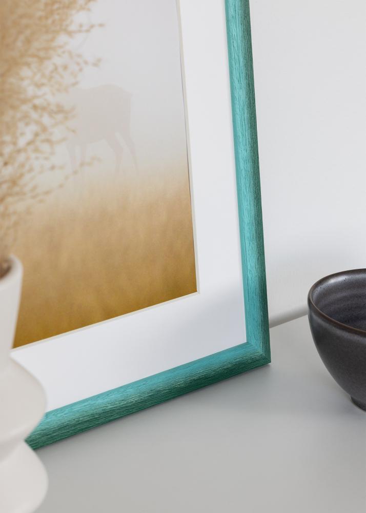 Jämtlands Ramfabrik Rahmen Cornwall Acrylglas Dunkelgrün 40x50 cm