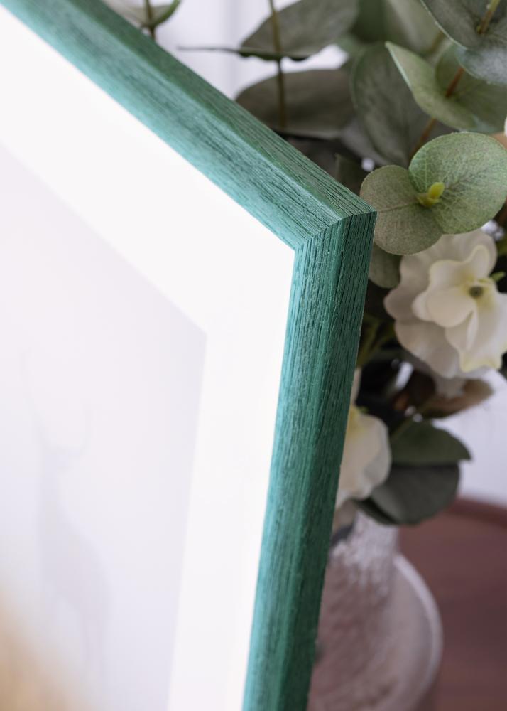 Jämtlands Ramfabrik Rahmen Cornwall Acrylglas Dunkelgrün 40x50 cm