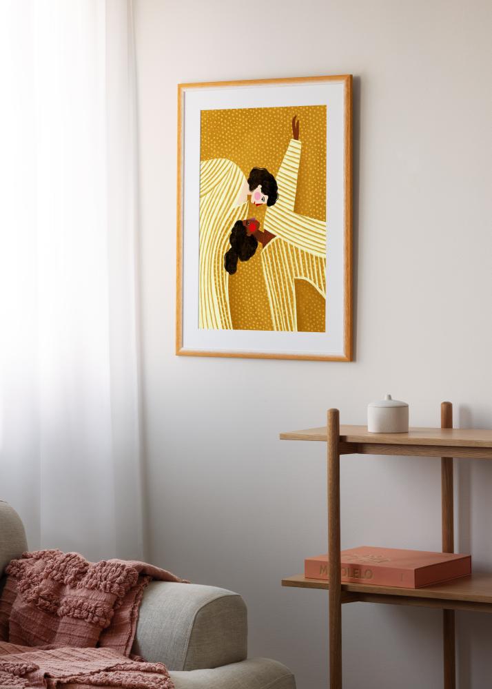 Jämtlands Ramfabrik Rahmen Cornwall Acrylglas Gold 30x45 cm