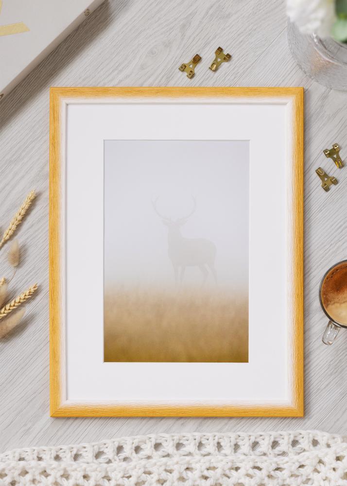 Jämtlands Ramfabrik Rahmen Cornwall Acrylglas Gold 30x45 cm