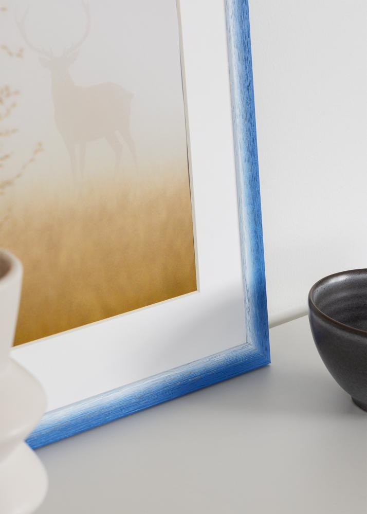 Jämtlands Ramfabrik Rahmen Cornwall Acrylglas Blau 40x50 cm