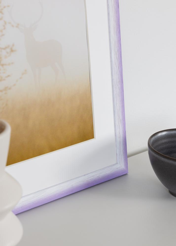 Jämtlands Ramfabrik Rahmen Cornwall Acrylglas Helllila 40x50 cm