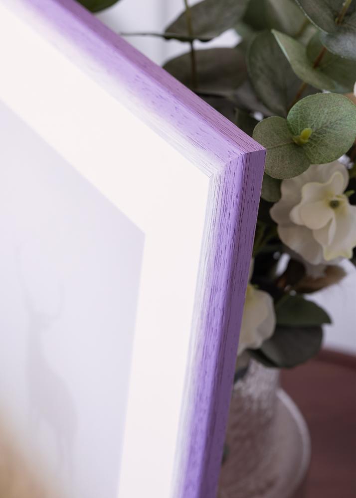 Jämtlands Ramfabrik Rahmen Cornwall Acrylglas Helllila 40x50 cm
