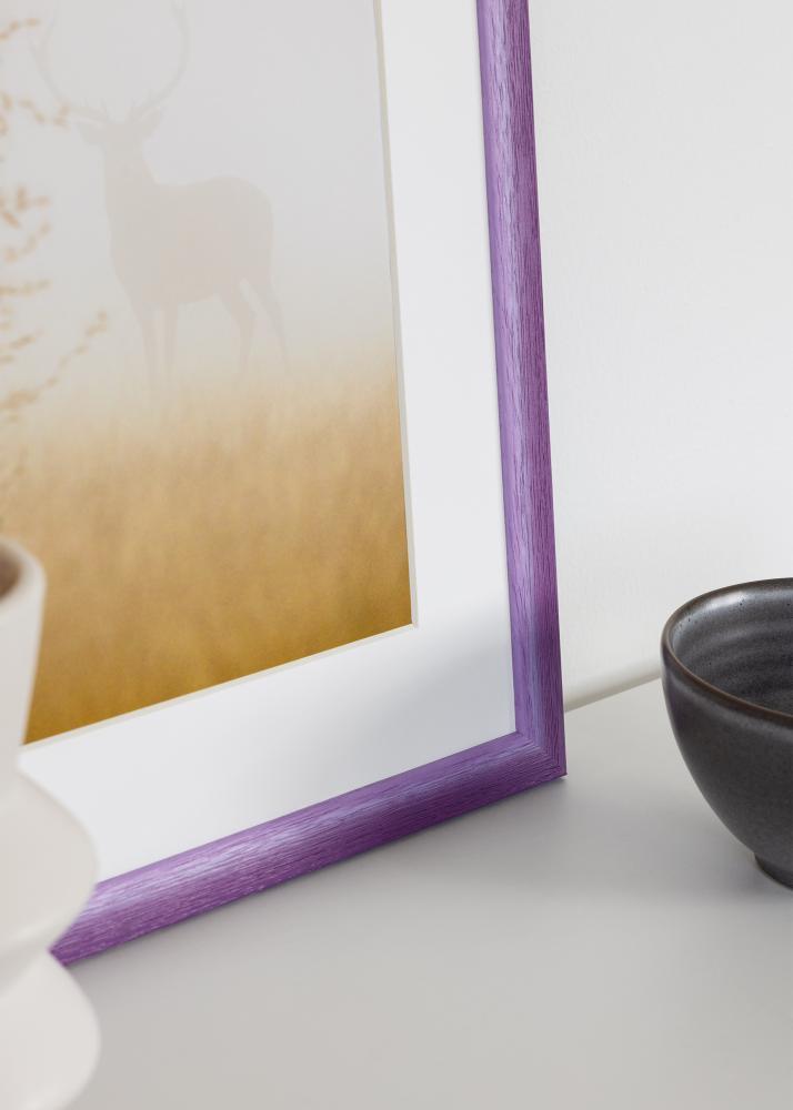 Jämtlands Ramfabrik Rahmen Cornwall Acrylglas Lila 40x50 cm