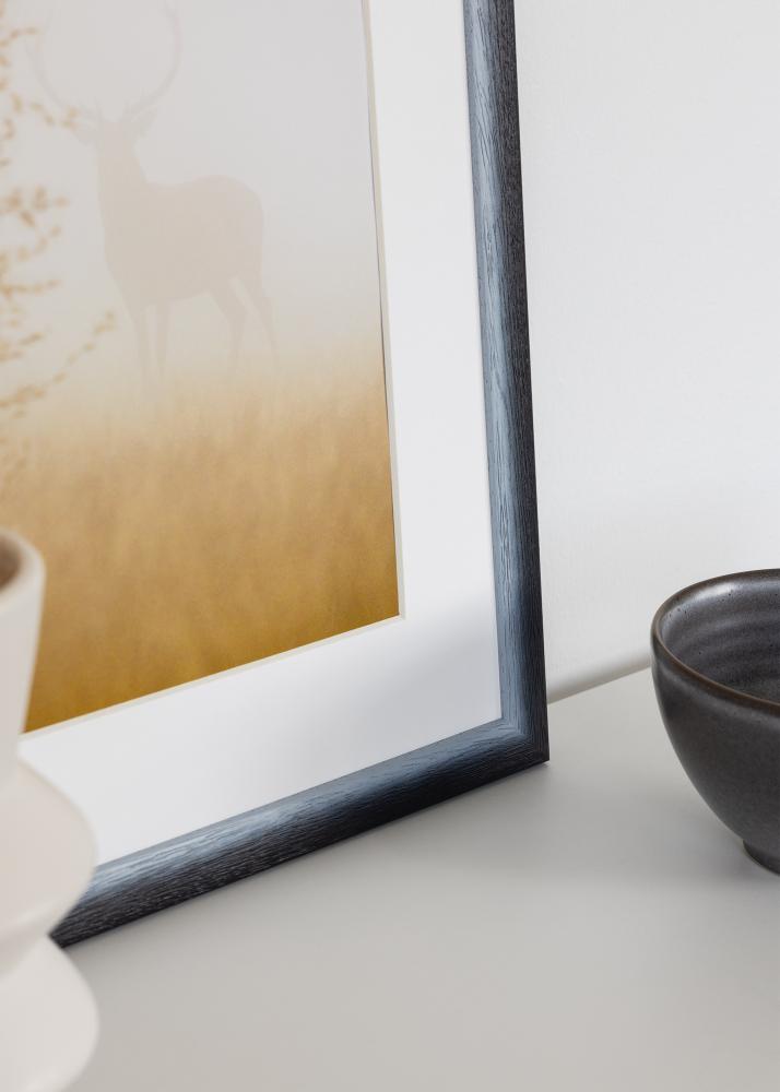 Jämtlands Ramfabrik Rahmen Cornwall Acrylglas Schwarz 70x100 cm