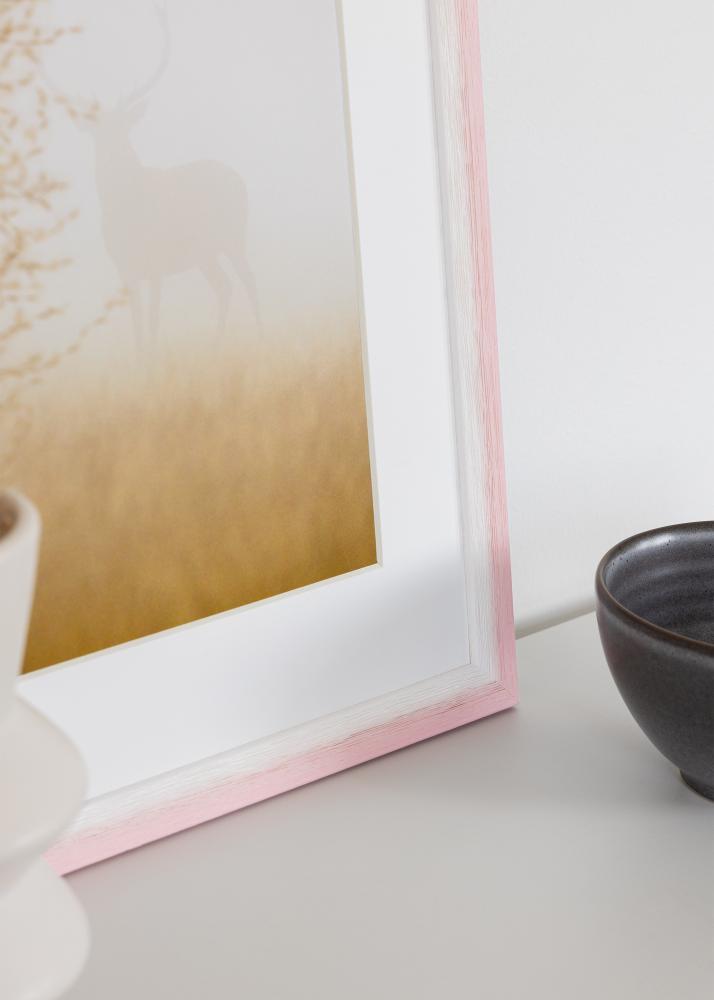 Jämtlands Ramfabrik Rahmen Cornwall Acrylglas Rosa 40x50 cm