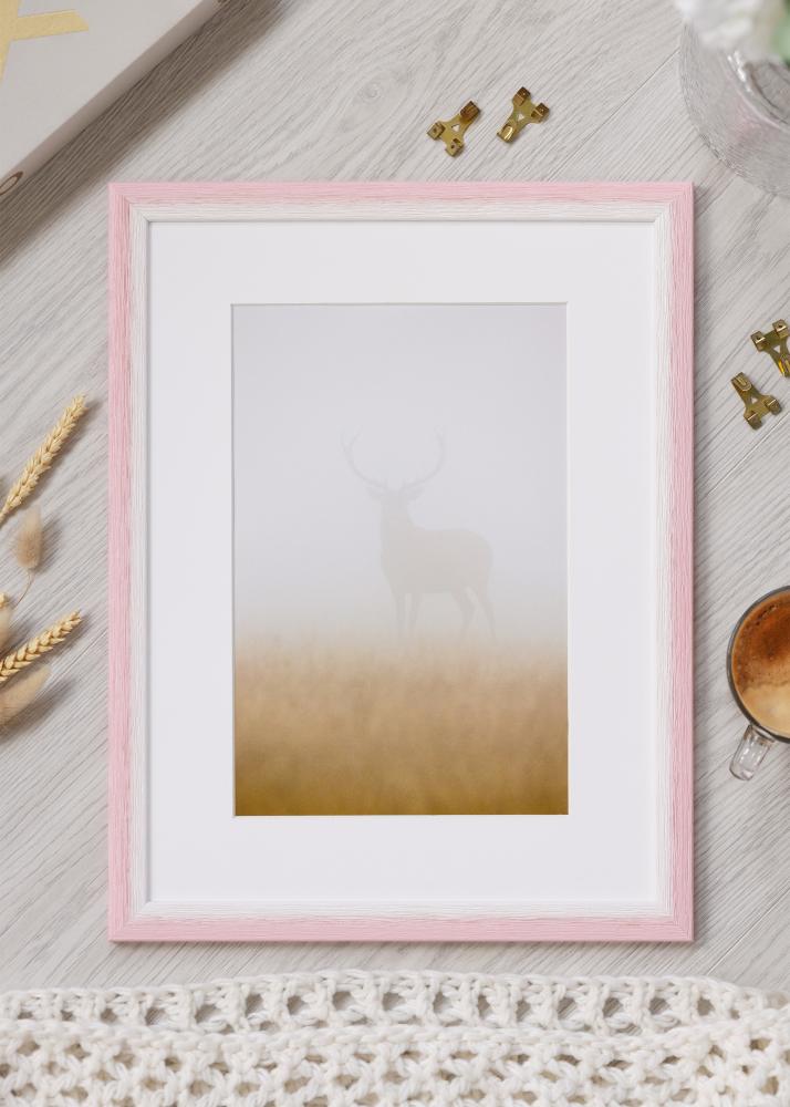 Jämtlands Ramfabrik Rahmen Cornwall Acrylglas Rosa 40x50 cm