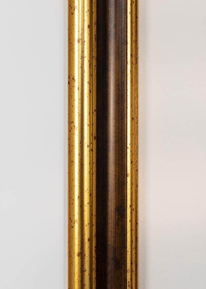 Jämtlands Ramfabrik Rahmen Aberystwyth Acrylglas Gold 21x29,7 cm (A4)