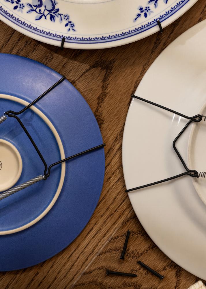 Konstlist Telleraufhänger Schwarz 9–13 cm