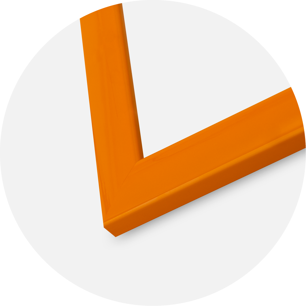 Jämtlands Ramfabrik Rahmen Dorset Acrylglas Orange 40x50 cm