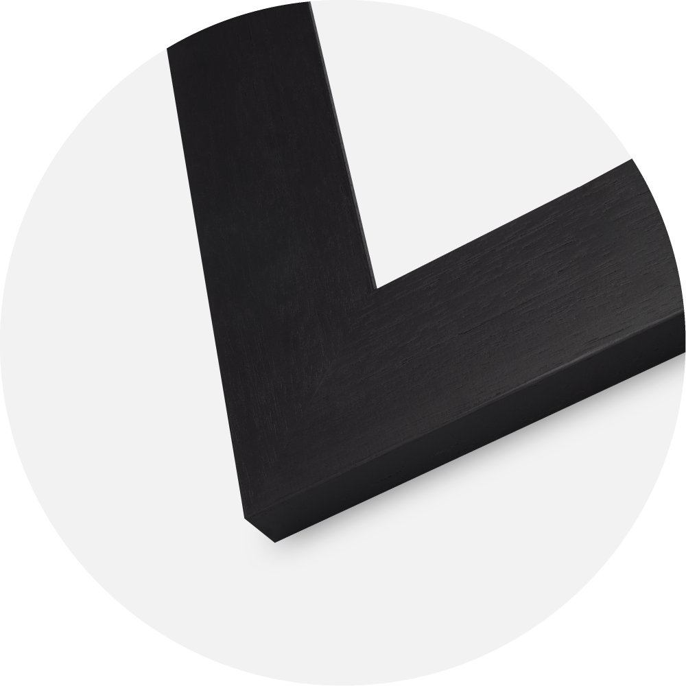 Jämtlands Ramfabrik Rahmen Dover Acrylglas Schwarz 70x100 cm