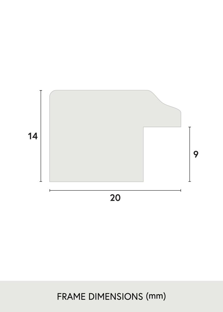 Jämtlands Ramfabrik Rahmen Whitby Acrylglas Lila 40x40 cm