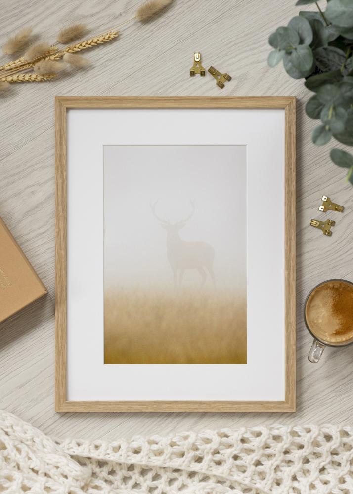 Jämtlands Ramfabrik Rahmen Vemdalen Acrylglas Eiche 29x50 cm