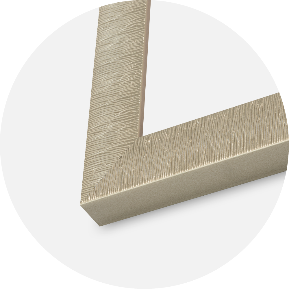 Jämtlands Ramfabrik Rahmen Sahara Acrylglas Champagner 21x29,7 cm (A4)