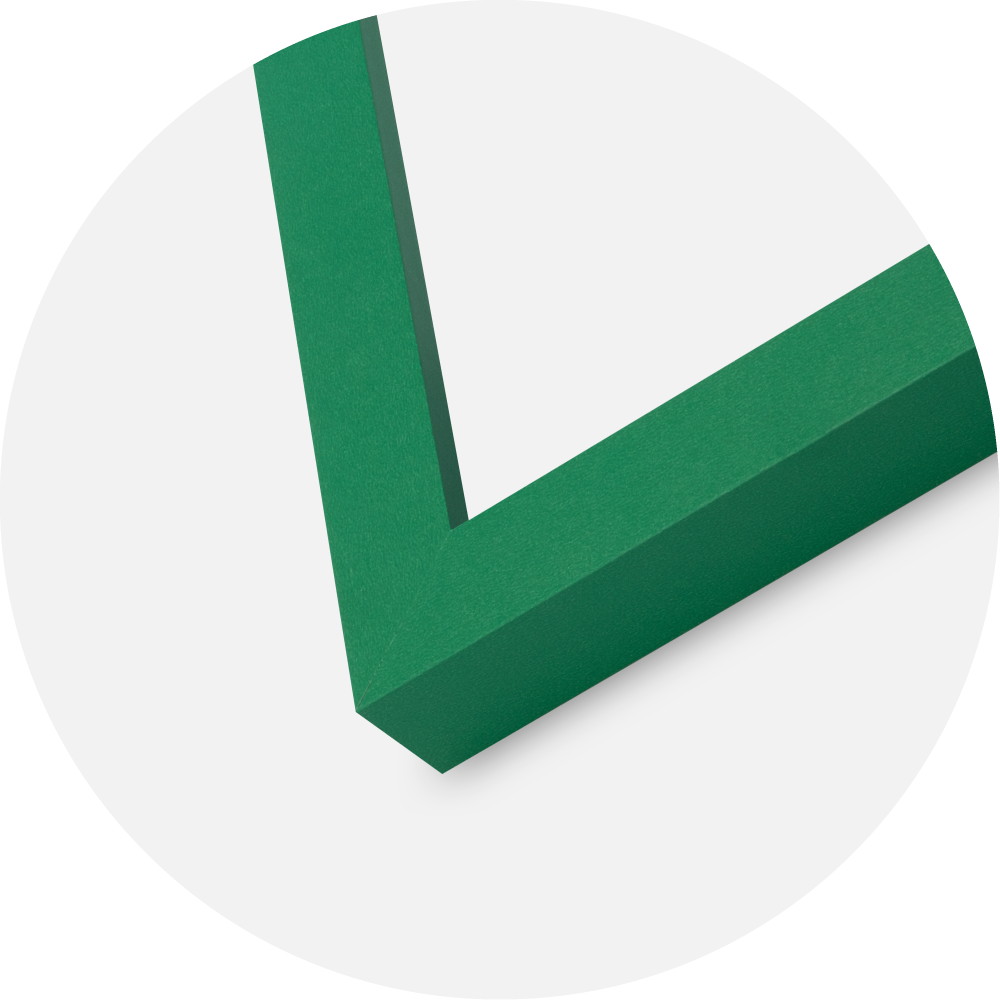 Jämtlands Ramfabrik Rahmen Selection Acrylglas Light Green 60x80 cm