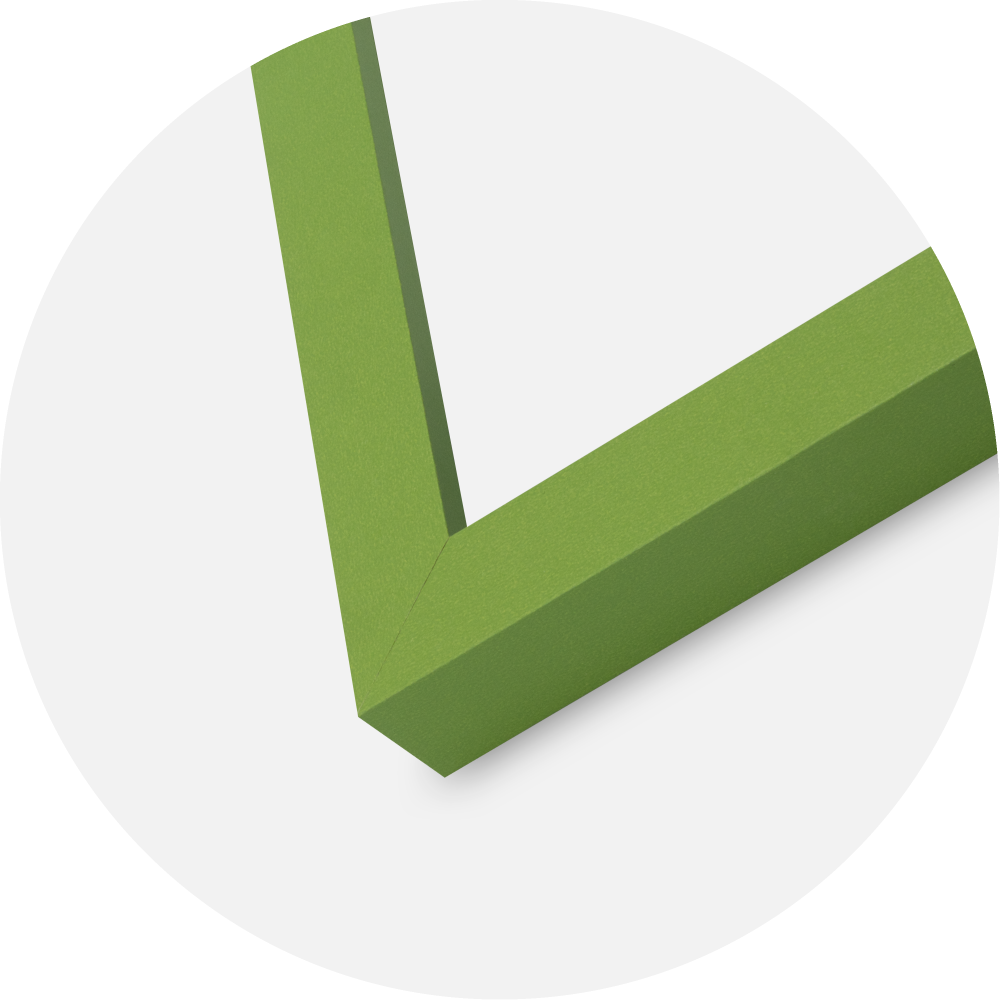 Jämtlands Ramfabrik Rahmen Selection Acrylglas Lime Green 50x70 cm