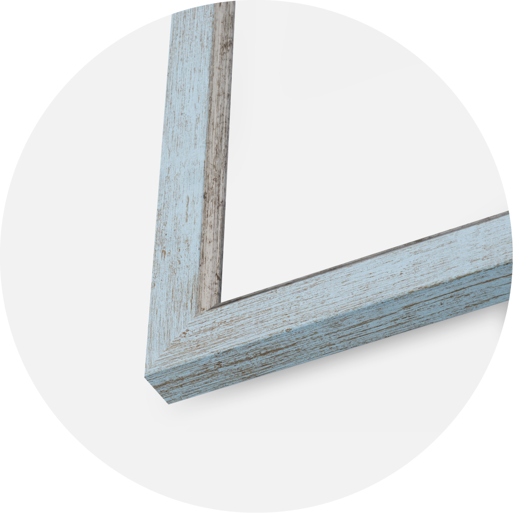 Jämtlands Ramfabrik Rahmen Whitby Acrylglas Blau 30x30 cm