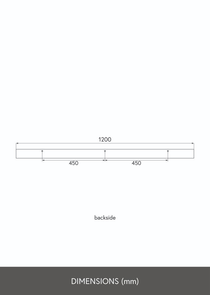 KAILA KAILA Bilderleiste Eiche 120 cm