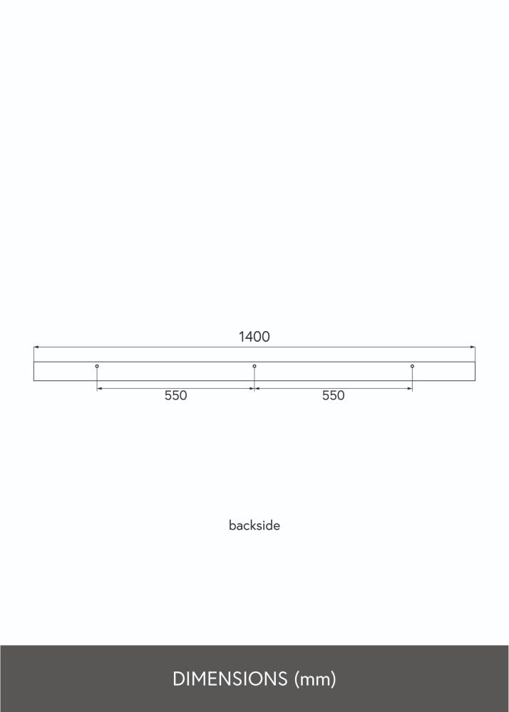 KAILA KAILA Bilderleiste Eiche 140 cm