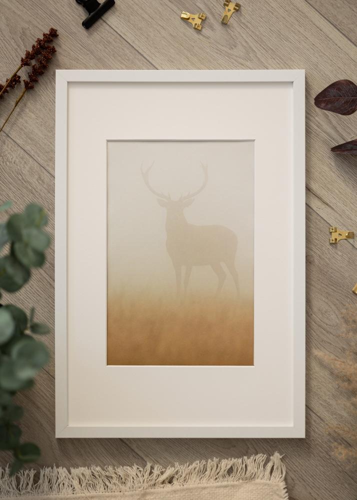 BGA Rahmen Modern Acrylglas Weiß 59.4x84 cm (A1)