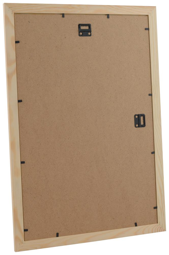 Ram med passepartou Rahmen Trendline Natur 30x45 cm - Passepartout Weiß 20x35 cm