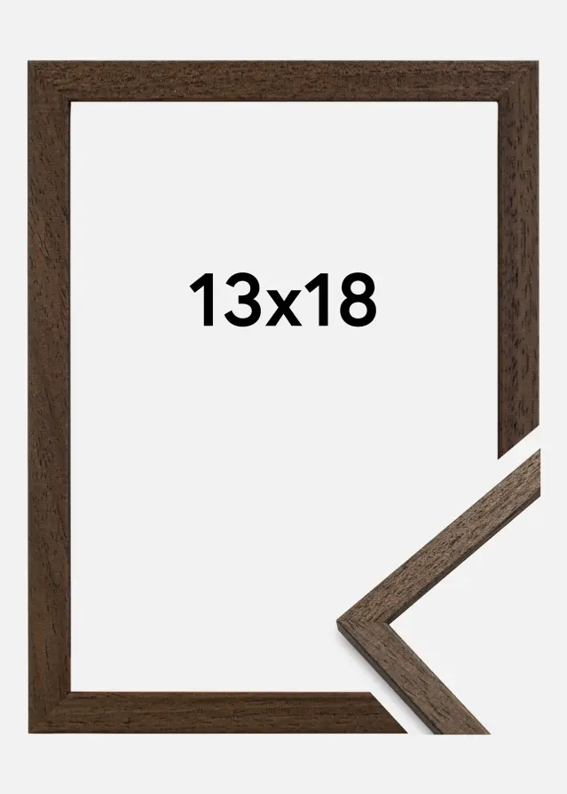 Galleri 1 Rahmen Edsbyn Walnuss 13x18 cm