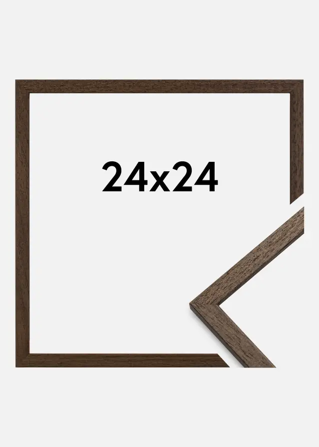 Galleri 1 Rahmen Edsbyn Walnuss 24x24 cm