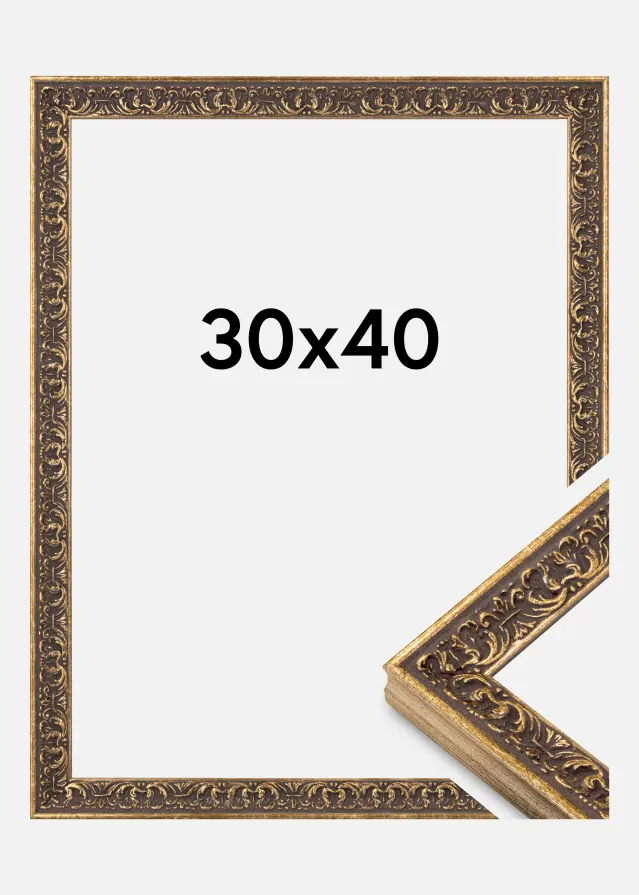 Jämtlands Ramfabrik Rahmen Amber Acrylglas Silber 30x40 cm