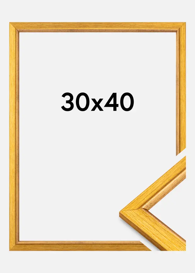 Jämtlands Ramfabrik Rahmen Marisa Acrylglas Gold 30x40 cm