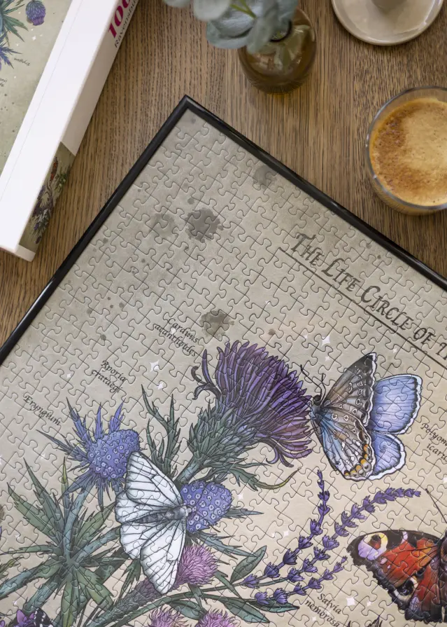 Innova Puzzle-Rahmen Schwarz 48x64 cm