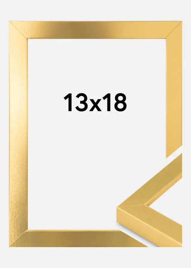 Innova Bilderrahmen Gold Breit 13 x 18 cm