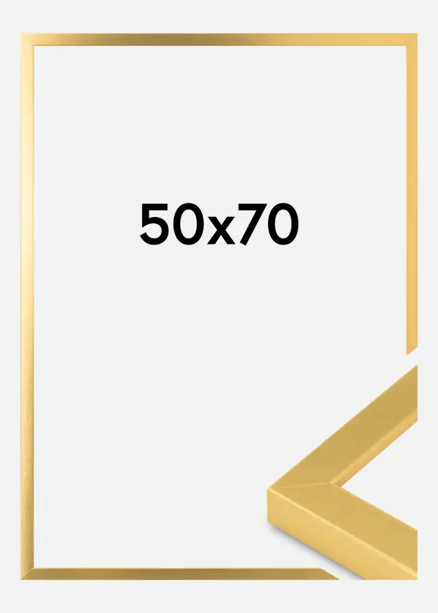 Innova Bilderrahmen Gold Breit 50 x 70 cm