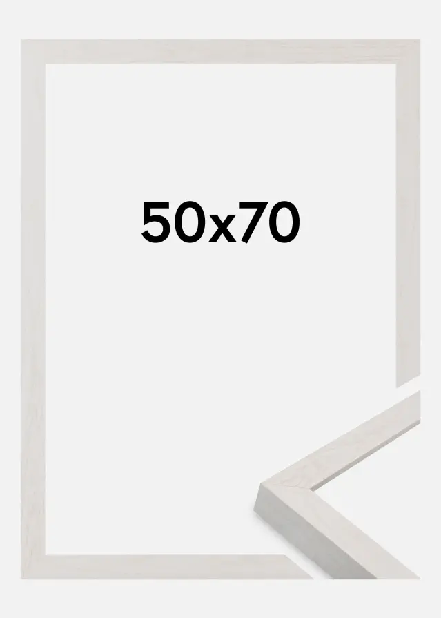 Jämtlands Ramfabrik Rahmen Wells Acrylglas Weiß 50x70 cm