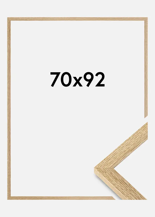 Jämtlands Ramfabrik Rahmen Selection Acrylglas Eiche 70x92 cm
