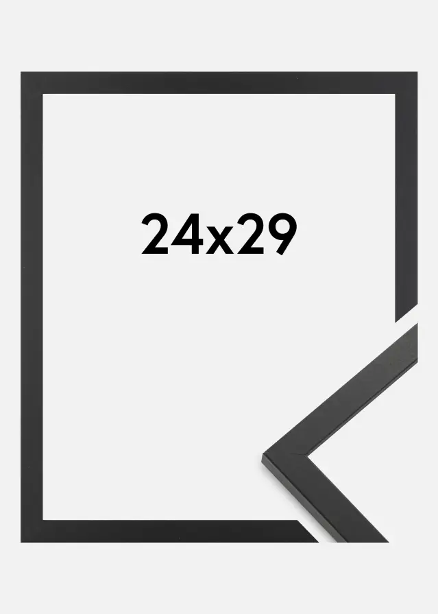 Jämtlands Ramfabrik Rahmen Trendy Acrylglas Schwarz 24x29 cm