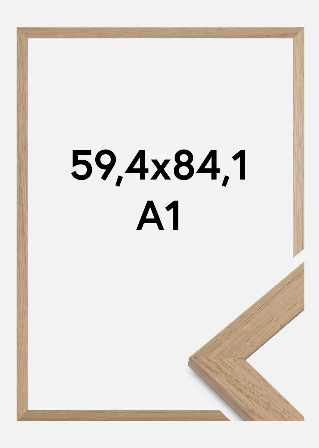 Artlink Rahmen Trendline Acrylglas Eiche 59,4x84,1 cm (A1)
