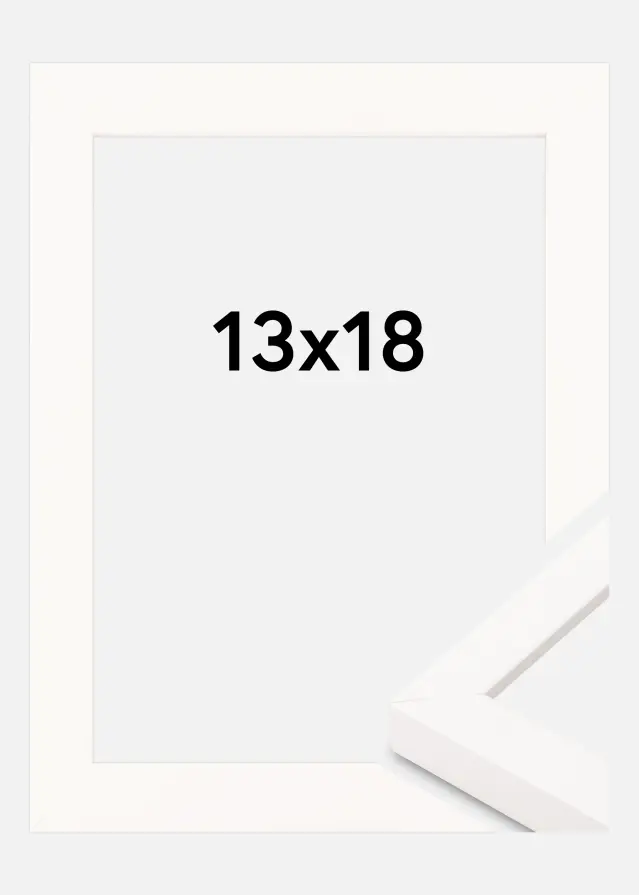 Innova Bilderrahmen Weiss Breit 13 x 18 cm