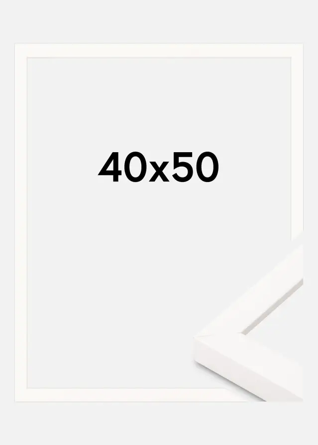 Innova Bilderrahmen Weiss Breit 40 x 50 cm