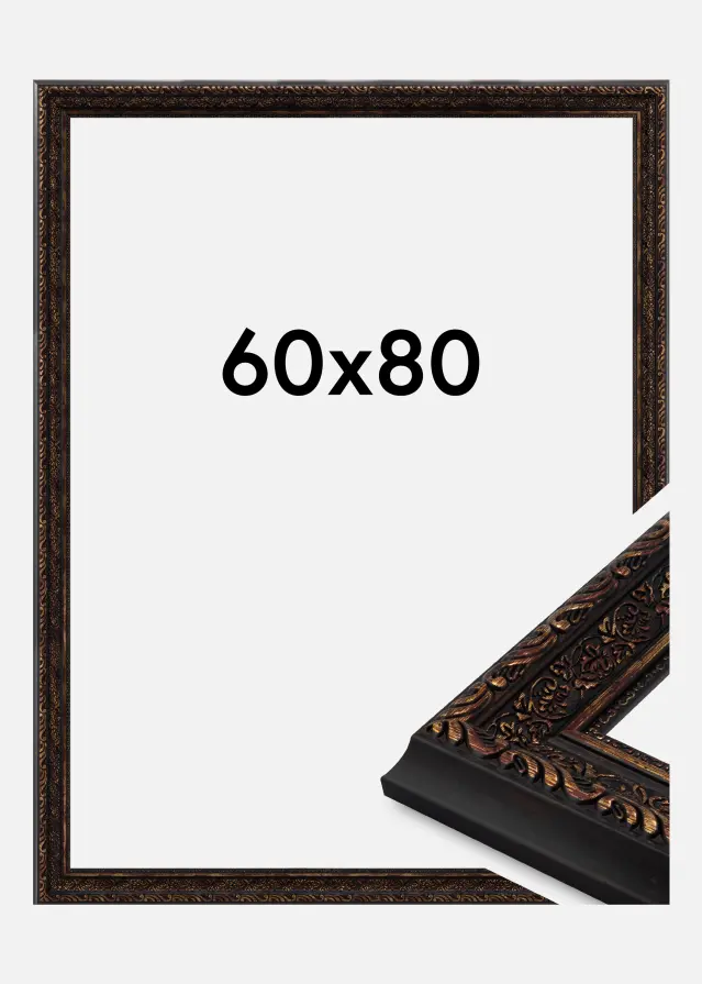 Jämtlands Ramfabrik Rahmen Imperial Acrylglas Gold 60x80 cm