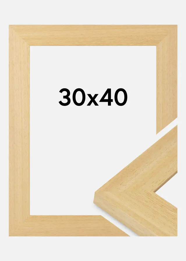 Jämtlands Ramfabrik Rahmen Pembrokeshire Acrylglas Eiche 30x40 cm