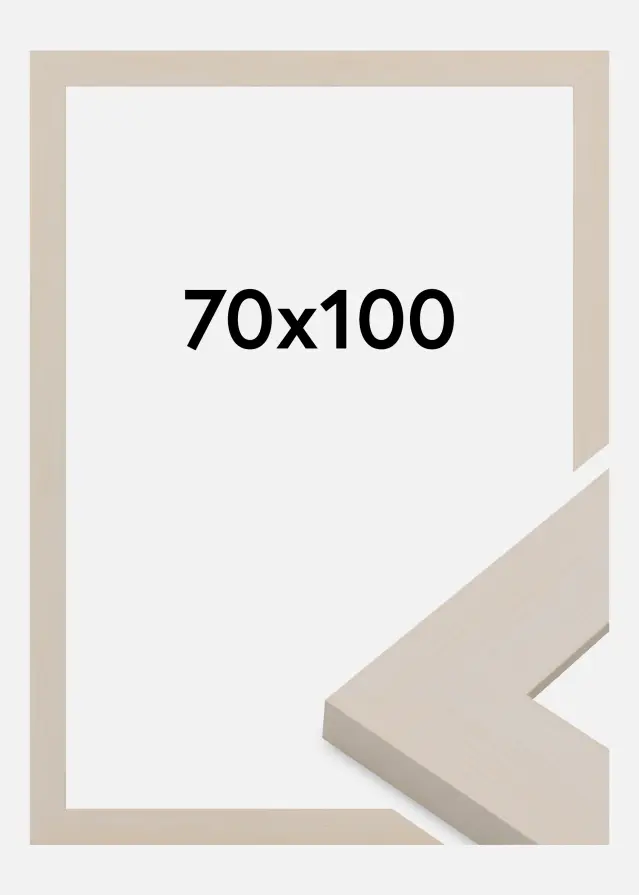 Jämtlands Ramfabrik Rahmen Pembrokeshire Acrylglas Weiß 70x100 cm
