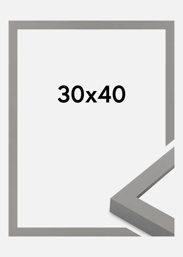 Jämtlands Ramfabrik Rahmen Selection Acrylglas Grey 30x40 cm