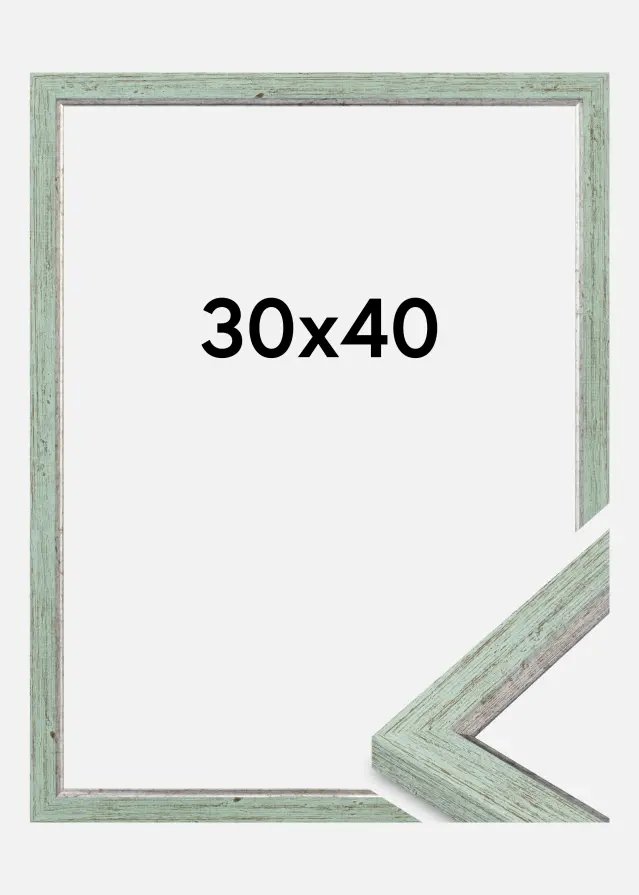 Jämtlands Ramfabrik Rahmen Whitby Acrylglas Grün 30x40 cm