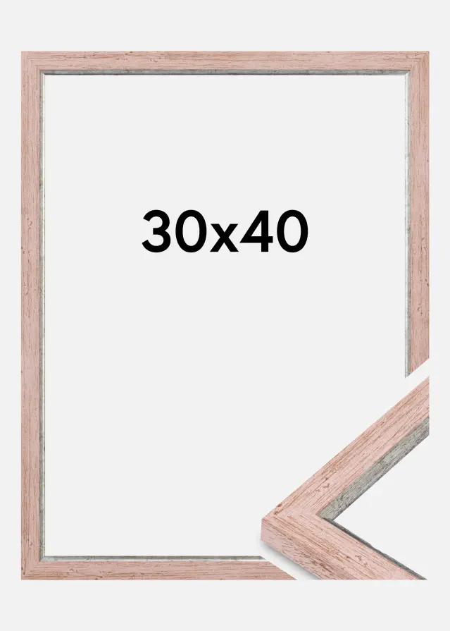 Jämtlands Ramfabrik Rahmen Whitby Acrylglas Rot 30x40 cm