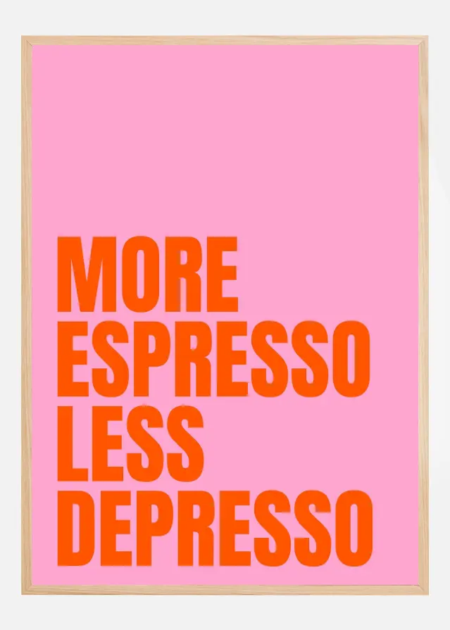 Bildverkstad Caffeine Vibes Poster