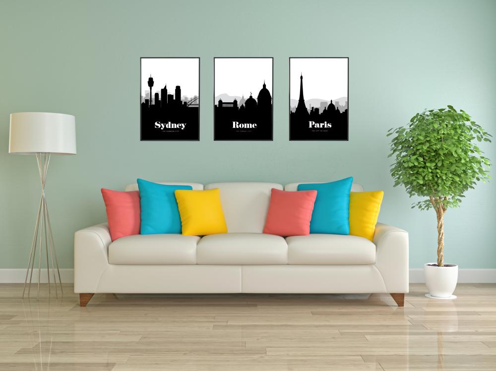 Bildverkstad Rome Skyline Poster