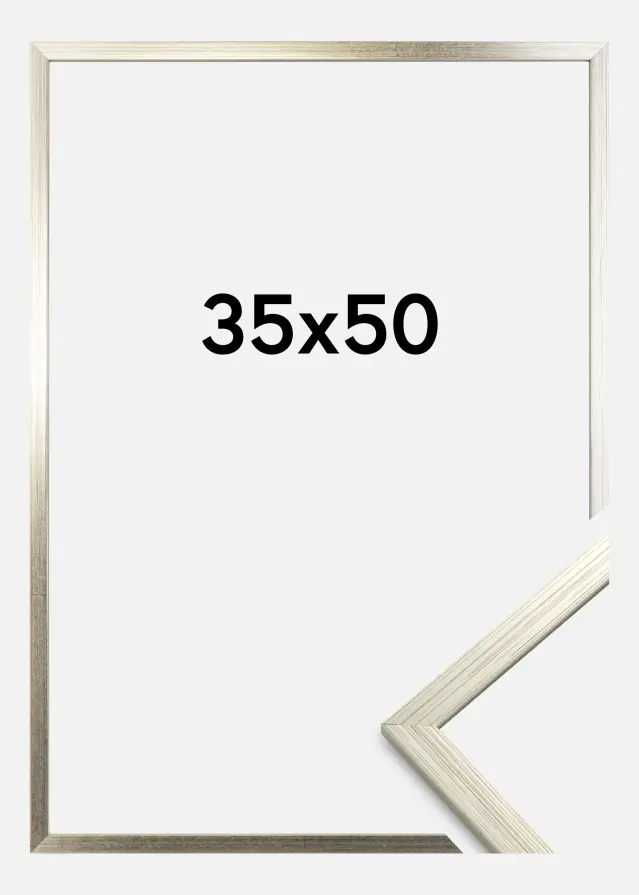 Galleri 1 Rahmen Edsbyn Silber 35x50 cm