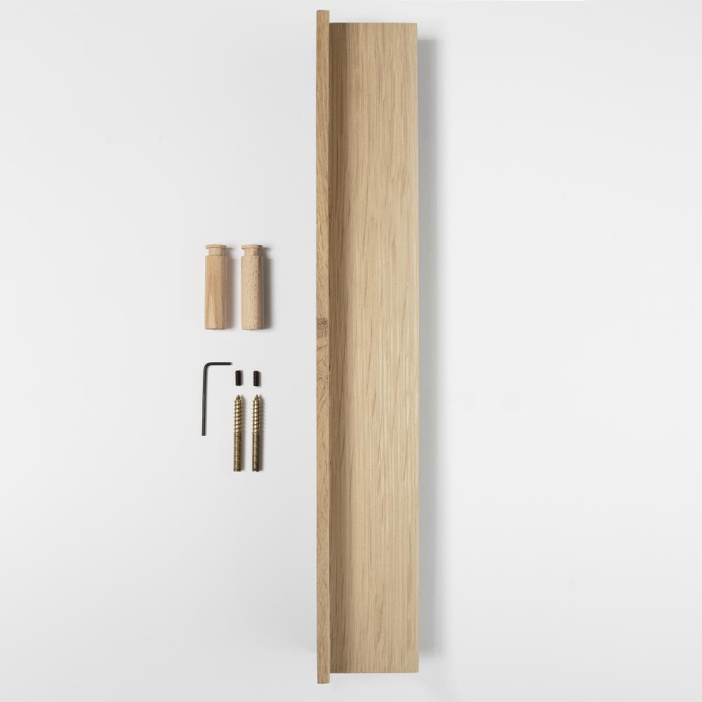 By Wirth Magnet Shelf Soap Treated Oak 40 cm